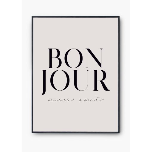 "Bon Jour" poszter