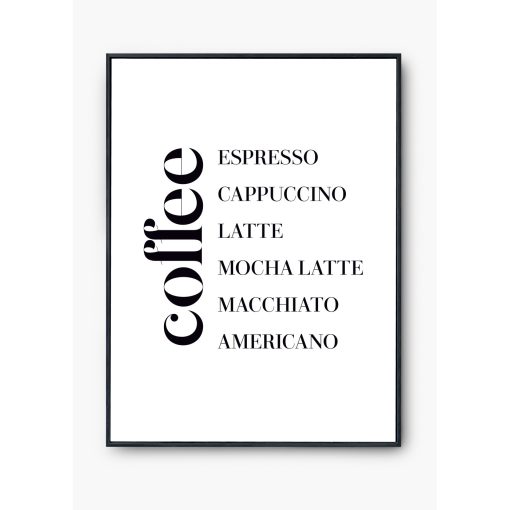 "Coffee variation" poszter