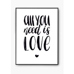 "All you need is love" poszter